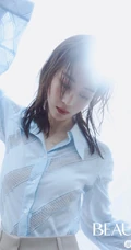 张钧甯清新纯美杂志写真，台湾女生张钧甯慵懒湿发仙气美图