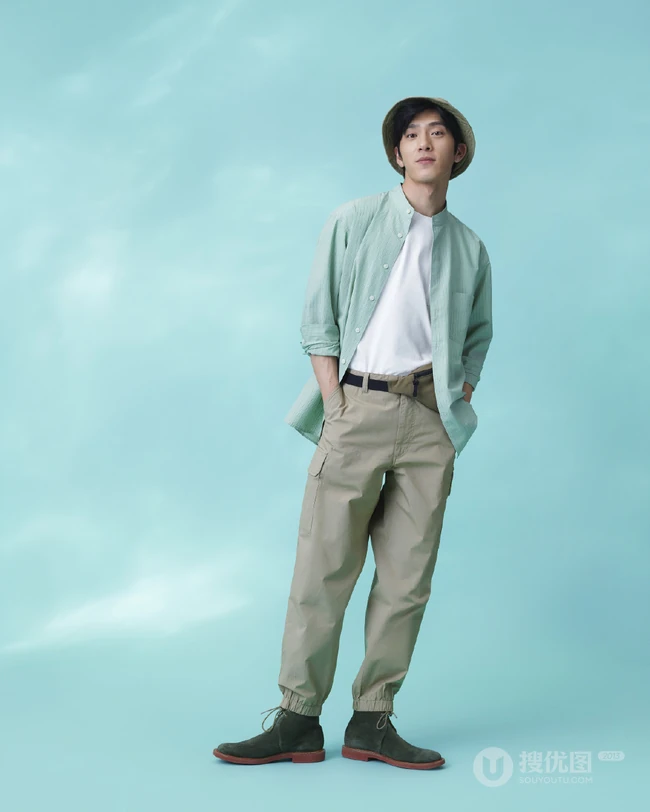 井柏然阳光个性春装写真图片，教你穿衣搭配，打造个性时尚