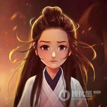 周星驰大话西游头像，卡通版大话西游至尊宝紫霞情侣头像，渣头像