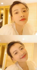 孙怡微博晒美照，笑眼弯弯穿公主袖上衣又甜又仙
