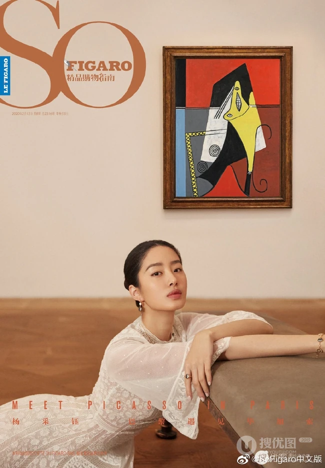 杨采钰《sofigaro中文版》电子杂志复古写真封面图片