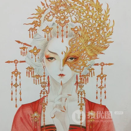 手绘古风女生头像，古代美人头像下载