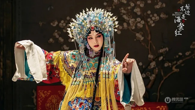 黄晓明，尹正，佘诗曼主演电视剧《鬓边不是海棠红》定档海报图片