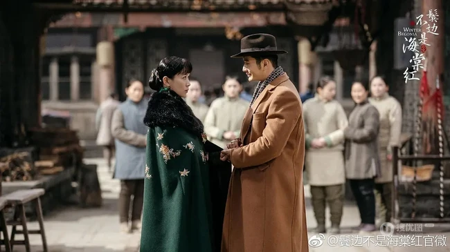 黄晓明，尹正，佘诗曼主演电视剧《鬓边不是海棠红》定档海报图片