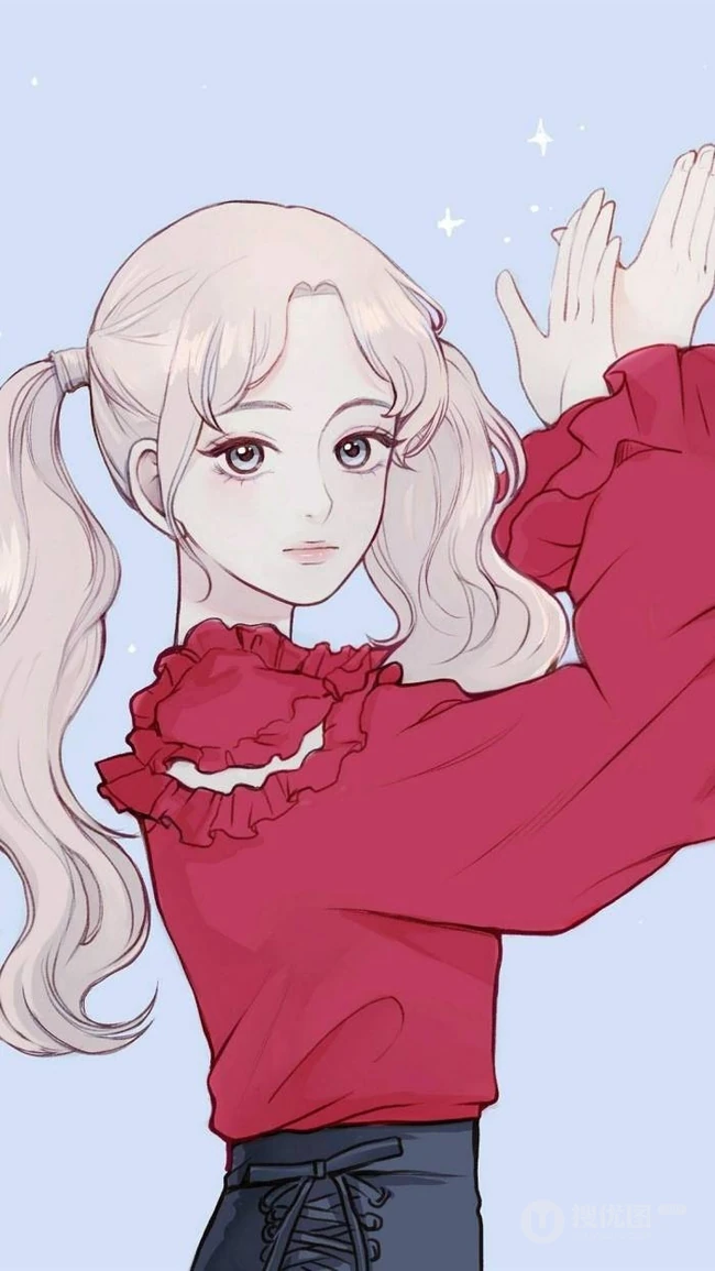 时尚魅力都市女生穿搭清新清新手绘漫画图片图集