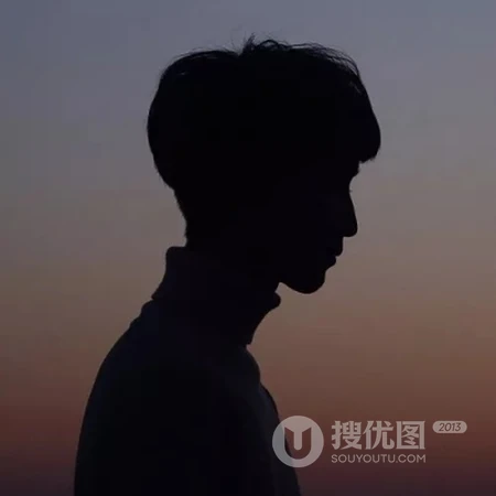 侧颜不露脸唯美意境暗系一左一右恩爱情侣配对头像图片