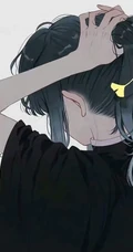 扎马尾的动漫女孩唯美背影图片
