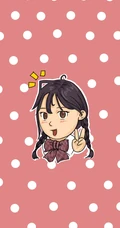 搞怪吃货女生，创意卡通图案女生手机壁纸3月23日推荐