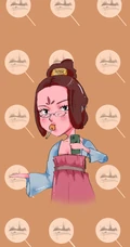 搞怪吃货女生，创意卡通图案女生手机壁纸3月23日推荐