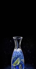 黑色背景简约彩绘地球创意手机壁纸