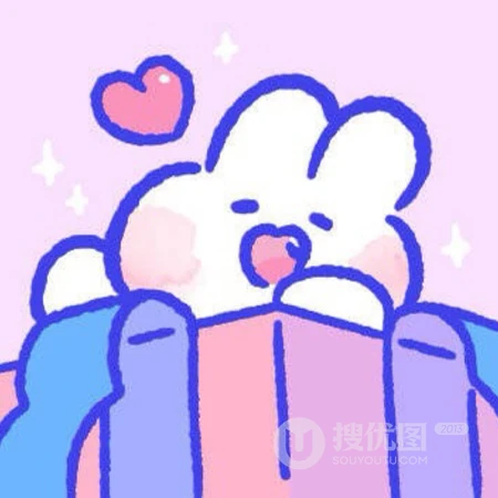 可爱圣诞小白兔系列头像