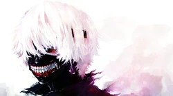 东京食尸鬼人物金木研酷帅面具高清电脑壁纸3月25日推荐
