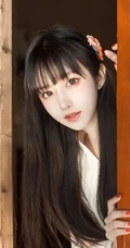 超清纯大眼日系少女高清近照手机壁纸