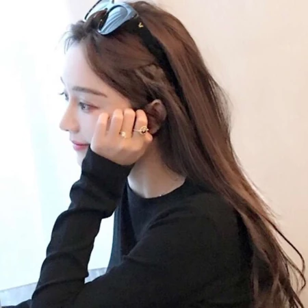 长发及腰，美美的长发女生头像图片
