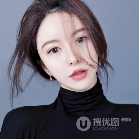 长发马尾辫，超酷超有气质的长发女生微信大头像图片推荐