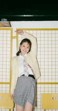 马思纯超活力可爱复古制服短裙魅力写真美图