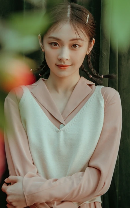 邵芸青涩复古写真图片