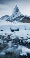 雪地冰川自然风景唯美手机壁纸