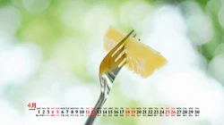 美味清新的水果，美食图片，2020年4月护眼美食日历壁纸图片