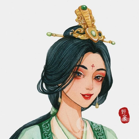 手绘各类公主头像图片免费下载