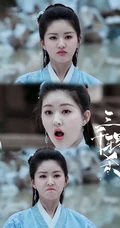 赵露思饰演电视剧《三千鸦杀》中人物覃川/阿满美丽可人图片