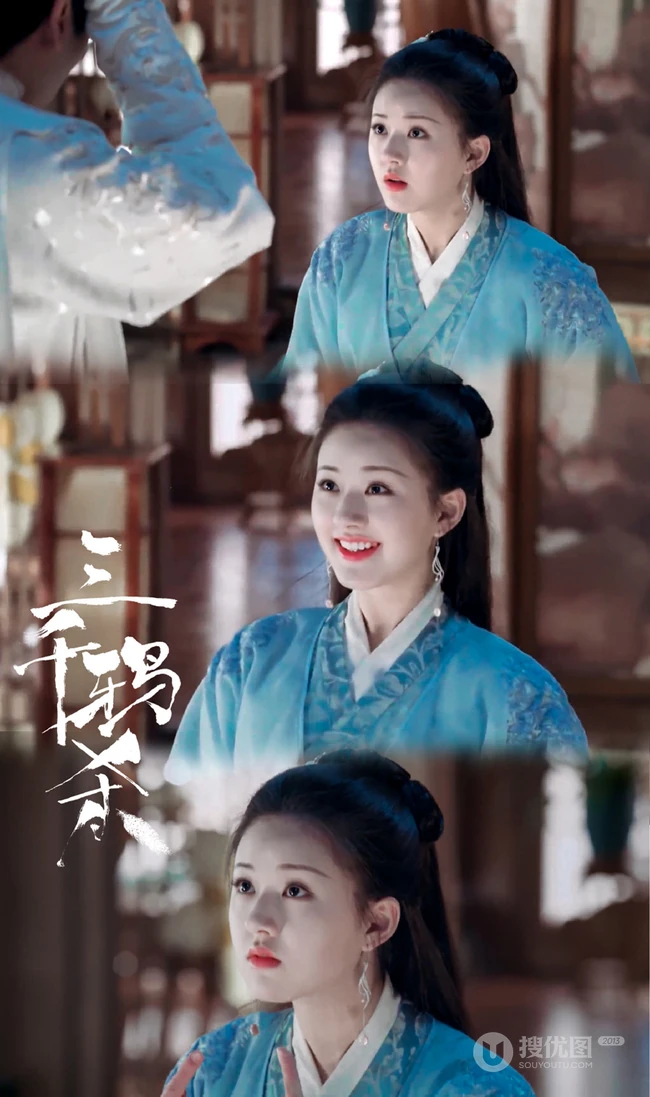赵露思饰演电视剧《三千鸦杀》中人物覃川/阿满美丽可人图片