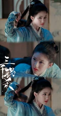 赵露思饰演电视剧《三千鸦杀》中人物覃川/阿满美丽可人图片