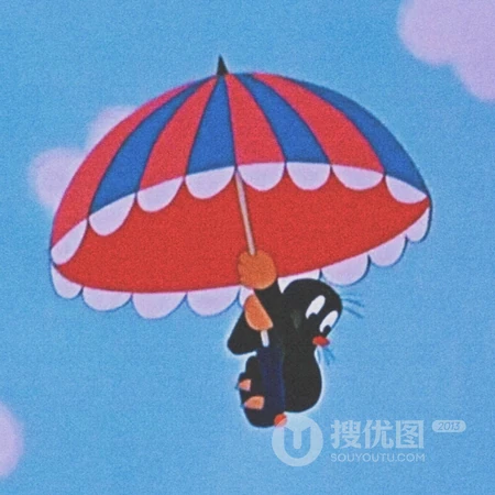 萌萌的卡通形象搞笑情侣一人一半头像图片