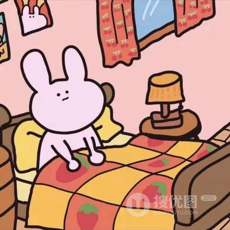 萌萌的卡通形象搞笑情侣一人一半头像图片