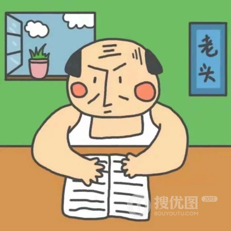 萌萌的卡通形象搞笑情侣一人一半头像图片