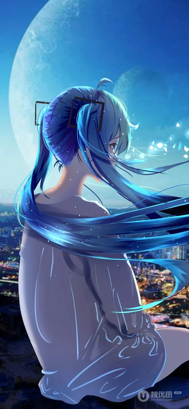 唯美的动漫少女，动漫古代美人手机壁纸推荐