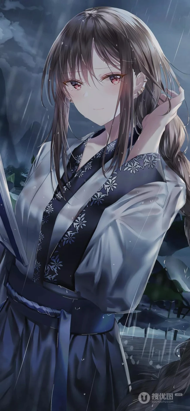 唯美的动漫少女，动漫古代美人手机壁纸推荐