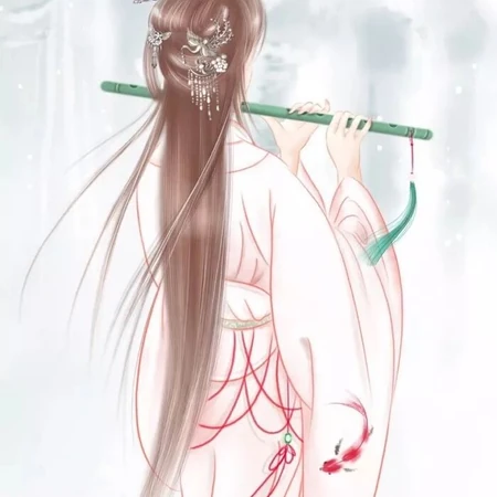 唯美古风美人意境图片，看远方，一份美好，温润着岁月