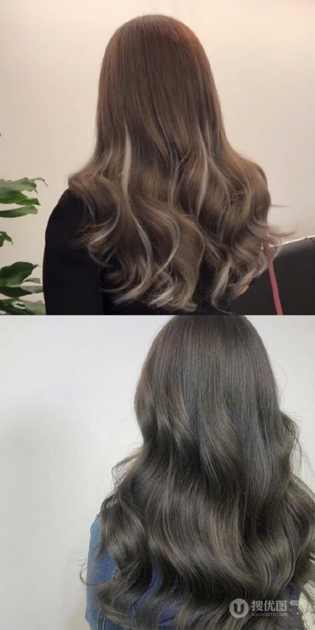 卷发的各种发型发色图片，经典好看的女生卷发发型发色美图 第1张