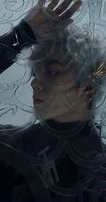 肖战个人写真白发痞帅造型手机壁纸，酷毙了