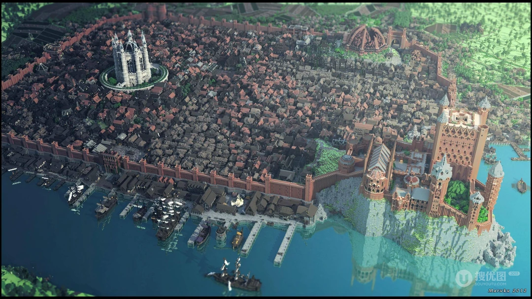 脑洞创造类游戏&ldquo;Minecraft我的世界&rdquo;电脑壁纸珍藏版