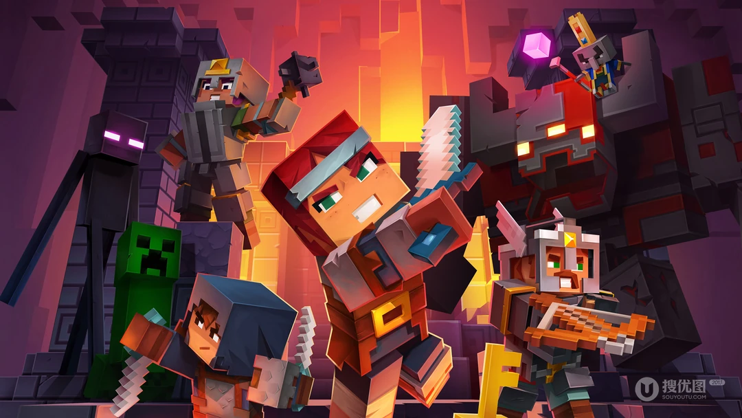 脑洞创造类游戏&ldquo;Minecraft我的世界&rdquo;电脑壁纸珍藏版