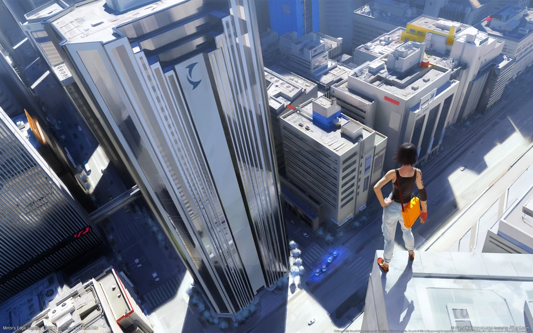 第一人称冒险游戏&ldquo;Mirror's Edge&rdquo;桌面壁纸