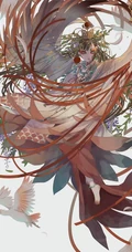 魔幻风日式动漫精美插画，来自日本插画师七原しえ作品图片集