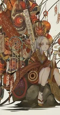 魔幻风日式动漫精美插画，来自日本插画师七原しえ作品图片集