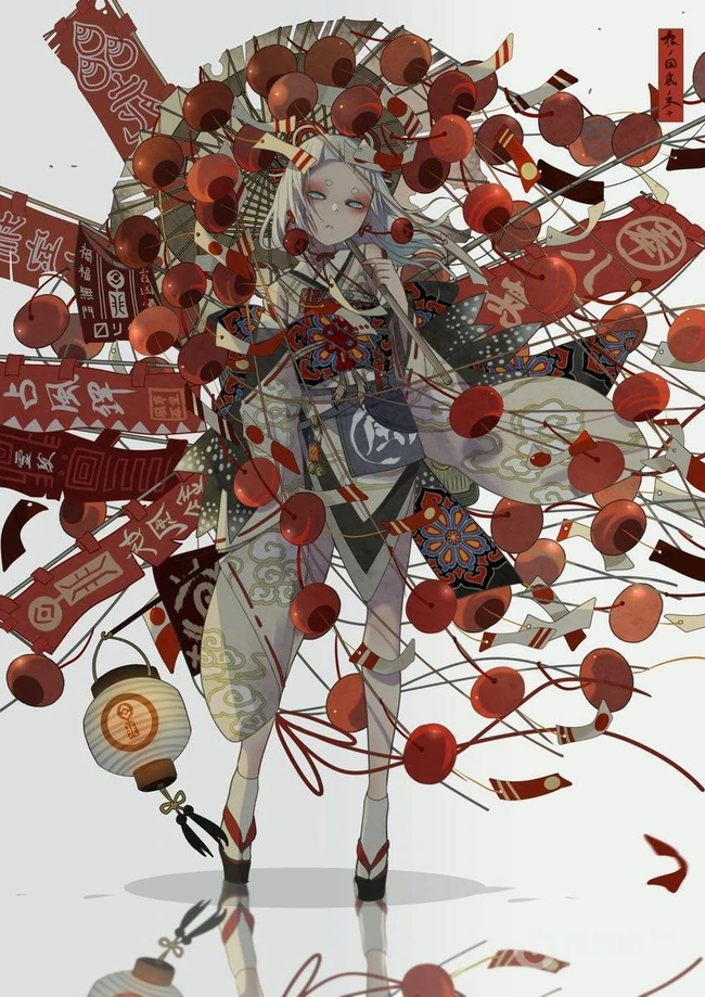 魔幻风日式动漫精美插画，来自日本插画师七原しえ作品图片集