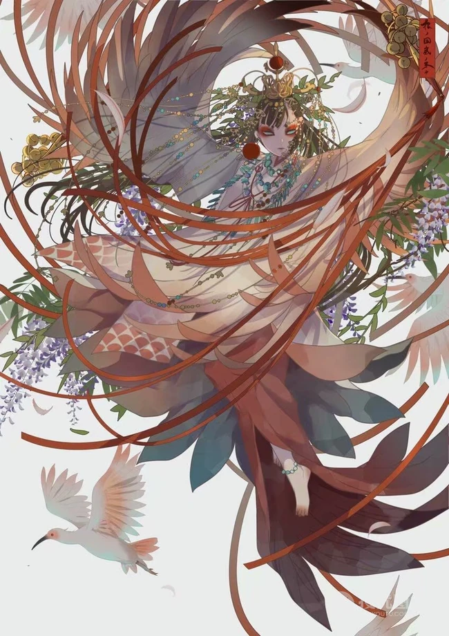 魔幻风日式动漫精美插画，来自日本插画师七原しえ作品图片集