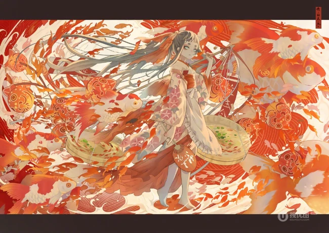 魔幻风日式动漫精美插画，来自日本插画师七原しえ作品图片集
