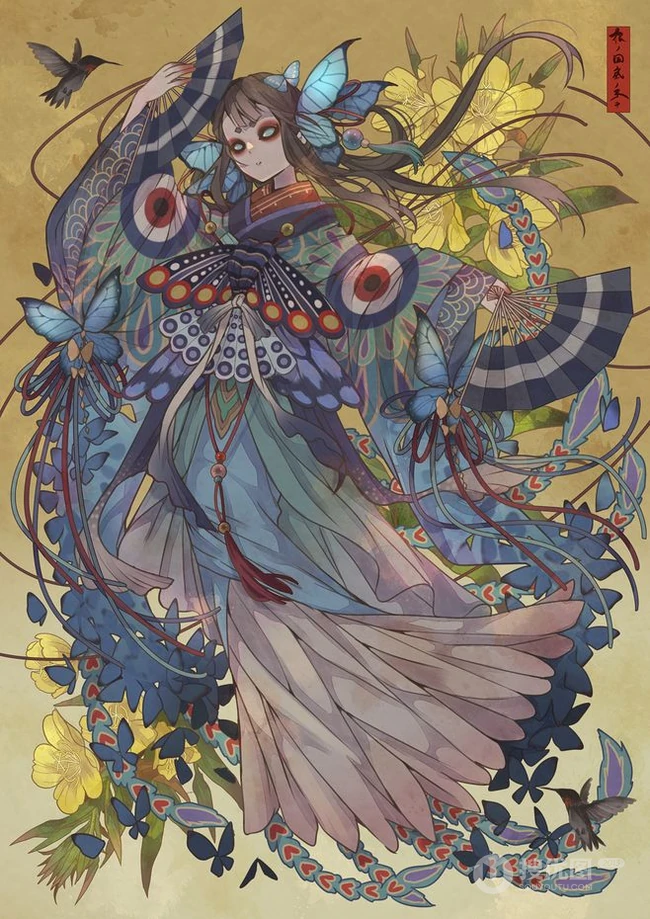 魔幻风日式动漫精美插画，来自日本插画师七原しえ作品图片集