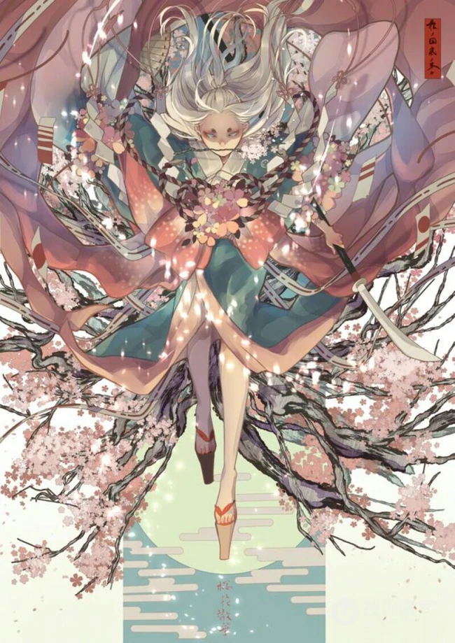 魔幻风日式动漫精美插画，来自日本插画师七原しえ作品图片集