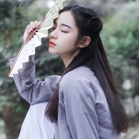汉服文化女生COS汉服姑娘纯美头像图片