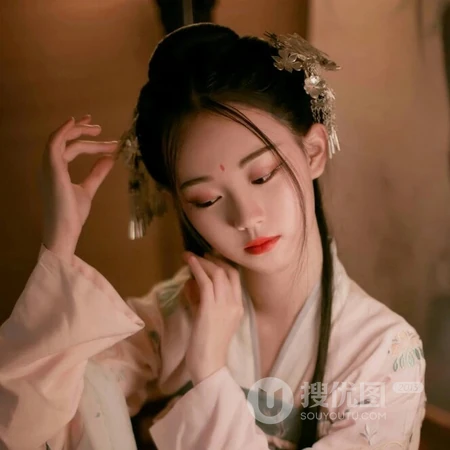 汉服文化女生COS汉服姑娘纯美头像图片