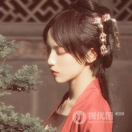 汉服文化女生COS汉服姑娘纯美头像图片