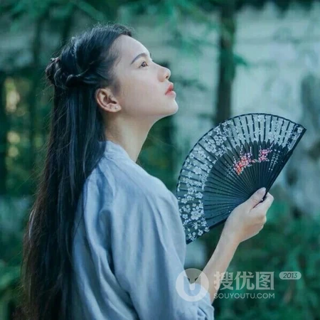 汉服文化女生COS汉服姑娘纯美头像图片