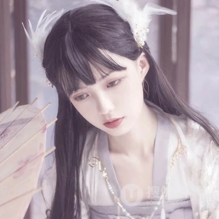 汉服文化女生COS汉服姑娘纯美头像图片